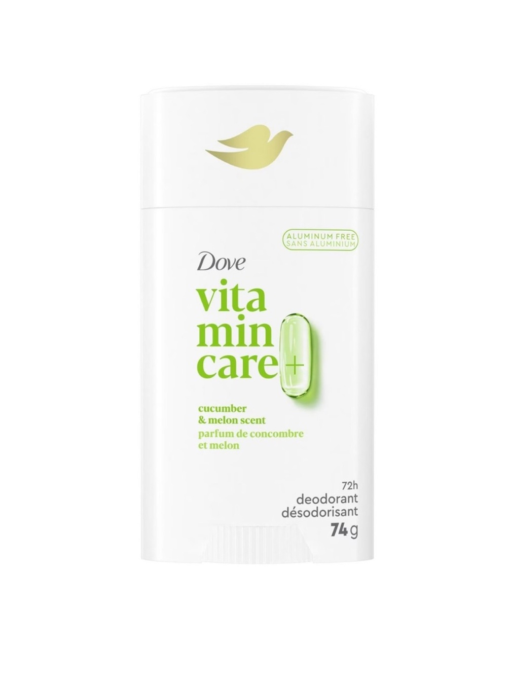 Dove Vitamincare+ Deodorant, Cucumber Melon Scent